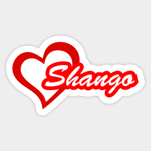 Heart Shango Sticker